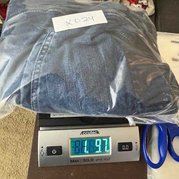 Lane Bryant Women’s Plus 18‎ Stretch Denim Jean Jacket Blue Button Front - Picture 6 of 6